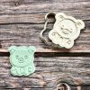 Pig Cookie Cutter and Fondant Stamp Embosser, Farm Animal, Piglet, Three Little Pigs
