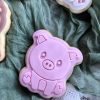 Pig Cookie Cutter and Fondant Stamp Embosser, Farm Animal, Piglet, Three Little Pigs