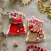 sack Christmas Sack Cookie Cutter and Fondant Stamp, Christmas, Santa's Sack, Toy Sack