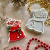 sack 2 Christmas Sack Cookie Cutter and Fondant Stamp, Christmas, Santa's Sack, Toy Sack