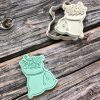 sack 5 Christmas Sack Cookie Cutter and Fondant Stamp, Christmas, Santa's Sack, Toy Sack