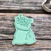 sack 6 Christmas Sack Cookie Cutter and Fondant Stamp, Christmas, Santa's Sack, Toy Sack