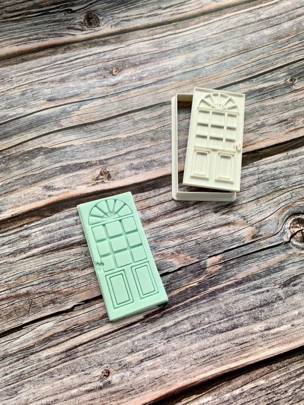 square door 2 Rectangle Door Cookie Cutter and Fondant Stamp, New Home, Christmas Door, Easter Door