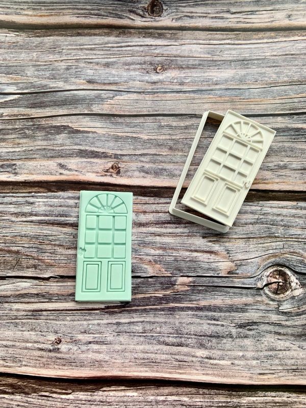 square door Rectangle Door Cookie Cutter and Fondant Stamp, New Home, Christmas Door, Easter Door