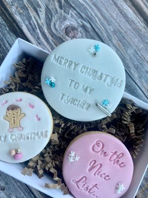 Merry Christmas to my Teacher Cookie Stamp, Thank you Teacher, Teacher Gift