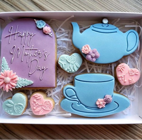 teapot and cup Tea Cup Cookie Cutter and Fondant Stamp, Teacup, Afternoon Tea, Mother's Day, Tea Party