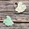 Chicken Cookie Cutter and Fondant Stamp Embosser, Farm Animal