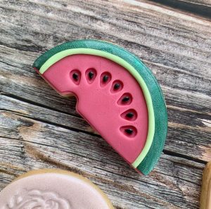 Melon Cookie Cutter and Fondant Stamp, Watermelon, Harry Styles