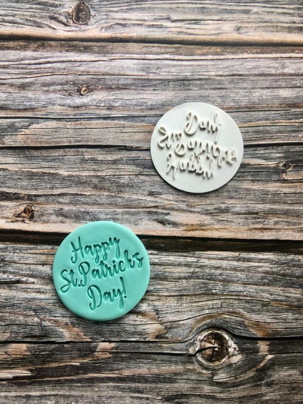 Happy St.Patrick's Day Cookie Stamp, Irish, St. Paddy's Day