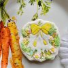Easter Wreath Cookie Cutter and Fondant Stamp, Easter, Easter Decoration, Easter Bow, Easter Door