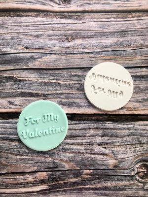 For My Valentine Fondant Stamp Embosser, Valentine's Day, Love