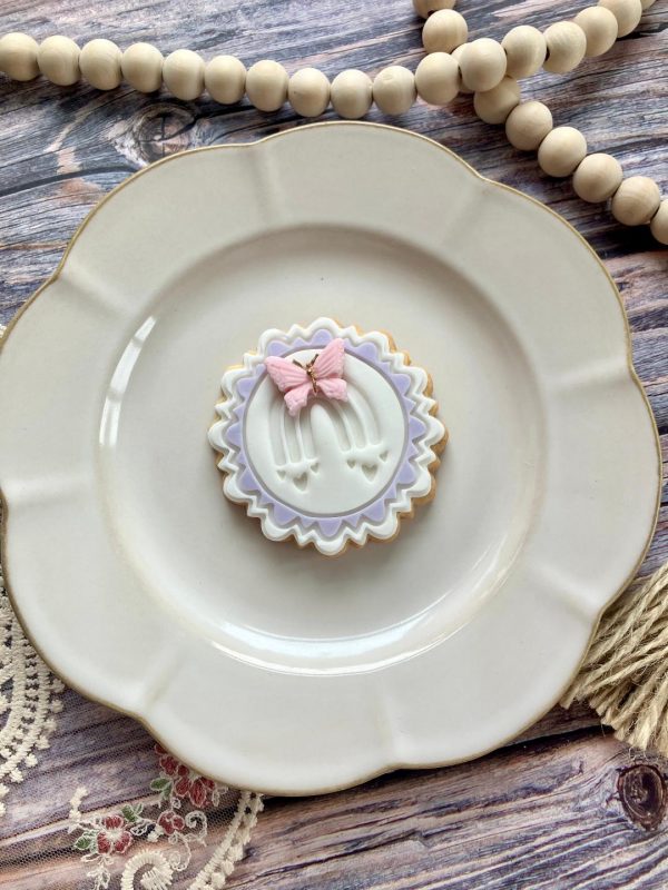 Frame 2 Pretty Border Cookie Cutter and Fondant Stamp, Frame, Shape