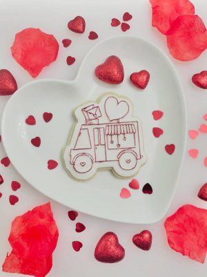 Heart Van Cookie Cutter and Fondant Embosser