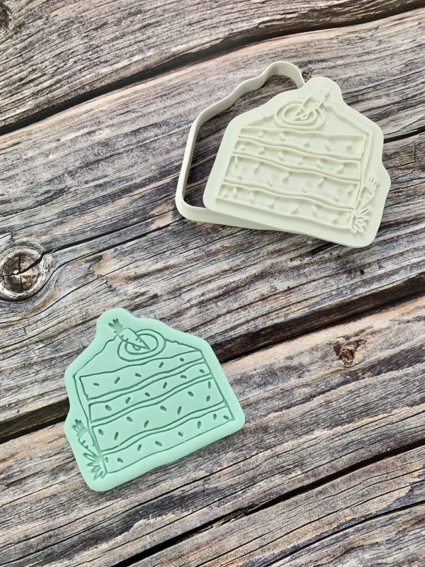 IMG_2706 Carrot Cake Cookie Cutter and Fondant Stamp, Easter, Easter Pudding, Easter Desert, Easter Tea Party