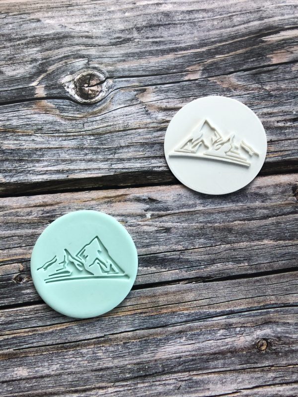 Mountains Cookie Stamp, Skiing, Winter, Walking, Mountain Range, Hiking