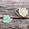 Raccoon Cookie Cutter and Fondant Stamp Embosser, Cute Animal, Woodland Animal