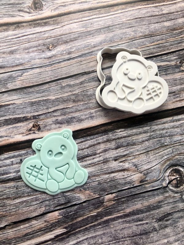 IMG_6623 Beaver Cookie Cutter and Fondant Stamp Embosser, Woodland Animal, Cute Beaver