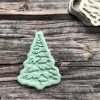 Fir Tree Cookie Cutter and Fondant Stamp, Mountains, Woodland, Nature, Christmas