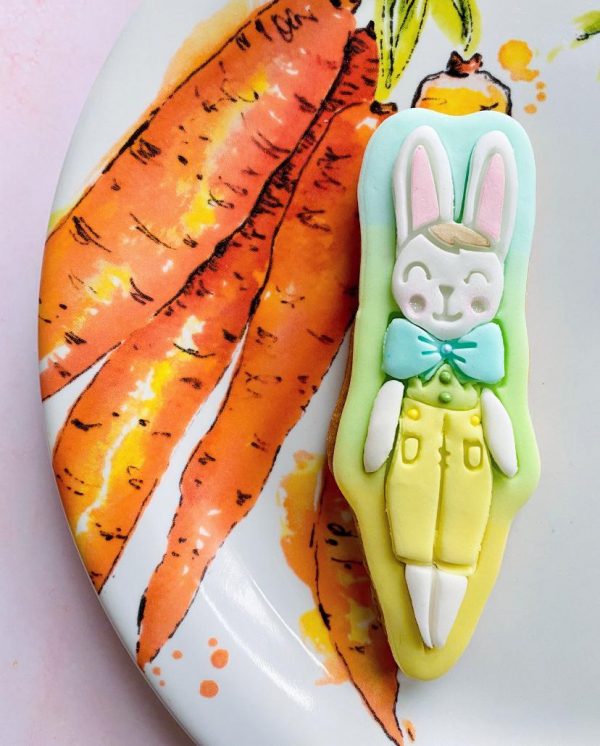 Male Rabbit Smart Rabbit Cookie Cutter and Fondant Stamp, Easter, Peter Rabbit, Bunny