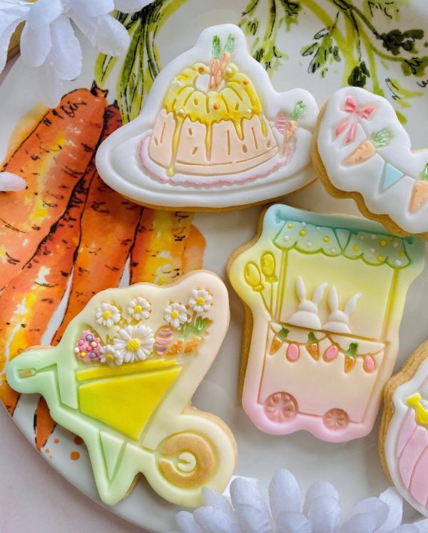 Penny Easter 5 Easter Trifle Cookie Cutter and Fondant Stamp, Easter, Easter Pudding, Easter Dessert, Easter Tea Party