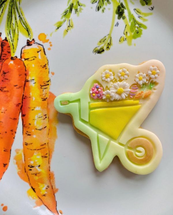 Wheelbarrow Cookie Cutter and Fondant Stamp, Easter, Peter Rabbit, Gardening, Wheel Barrow, Garden, Allotment