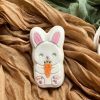 bunny carrot close Bunny Rabbit Cookie Cutter and Fondant Stamp Embosser, Easter Bunny, Cute Bunny, Cute Rabbit, Rabbit With Carrot