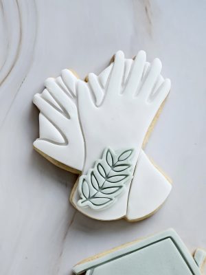 Washing Up Gloves Cookie Cutter and Fondant Stamp, Marigolds, New Home