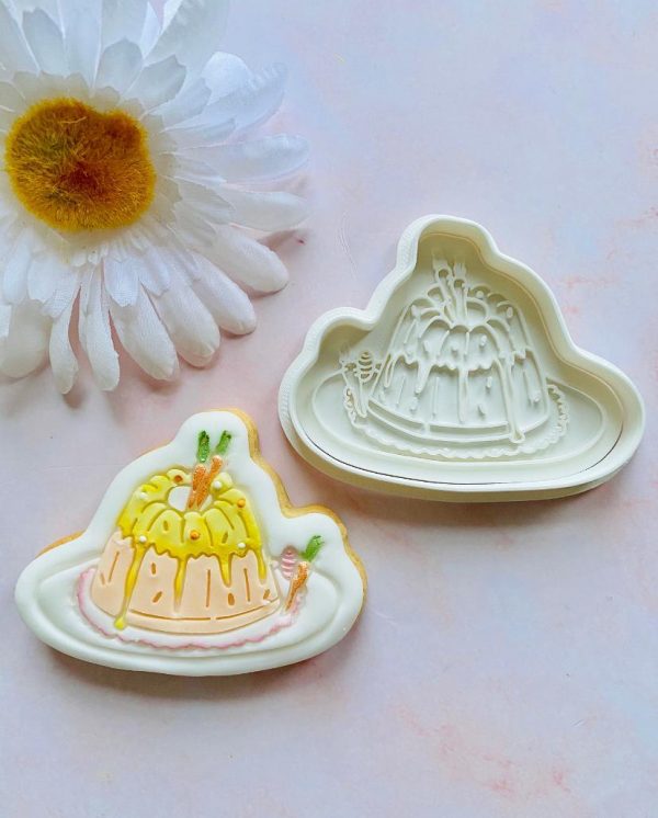 easter pudding cutter Easter Trifle Cookie Cutter and Fondant Stamp, Easter, Easter Pudding, Easter Dessert, Easter Tea Party