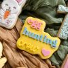 egg hunting close Egg Hunting Crew Cookie Cutter and Fondant Stamp Embosser, Easter, Easter Bunny, Easter Treat