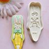 male rabbit cutter Smart Rabbit Cookie Cutter and Fondant Stamp, Easter, Peter Rabbit, Bunny