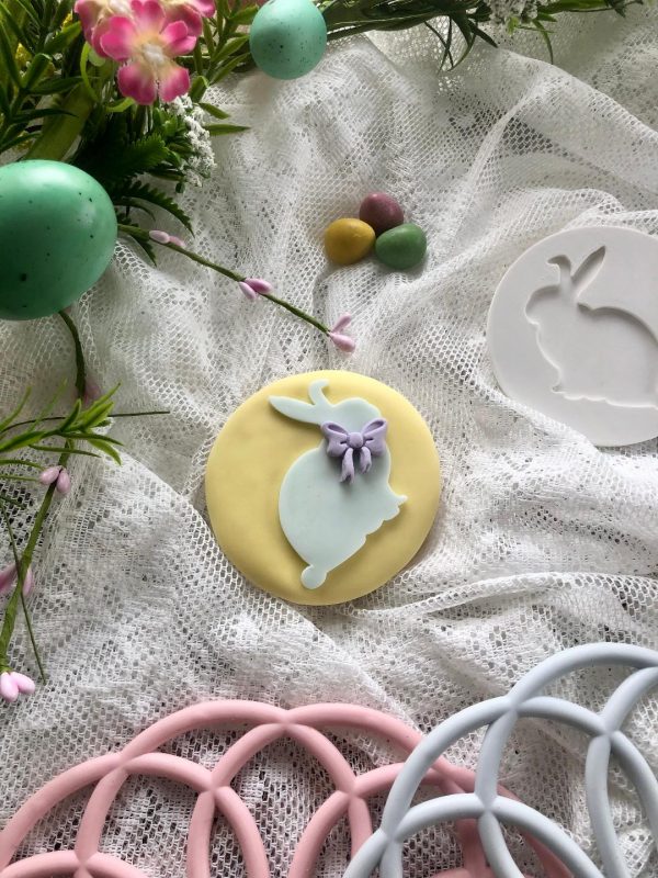 Rabbit Silhouette Fondant Embosser Rabbit Silhouette Fondant Embosser