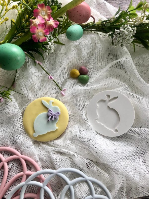 Rabbit Silhouette Fondant Embosser Rabbit Silhouette Fondant Embosser