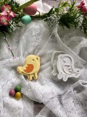 Easter Sign Cookie Cutter and Fondant Stamp