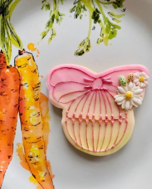 Bauble Cookie Cutter and Fondant Stamp, Bow Bauble, Easter, Easter Decoration