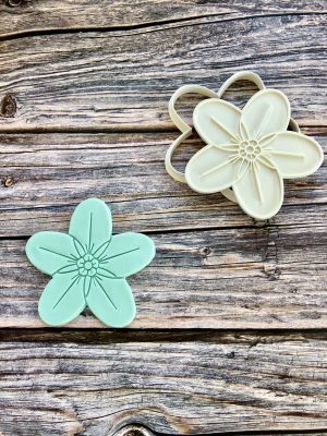 Forget Me Not Cookie Cutter and Fondant Stamp