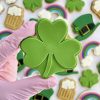 IMG_3687 Three Leaf Clover Cookie Cutter and Fondant Stamp, St.Patrick's Day, Clover, Good Luck