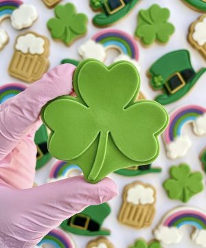 Three Leaf Clover Cookie Cutter and Fondant Stamp, St.Patrick's Day, Clover, Good Luck