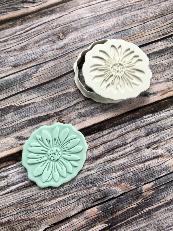 IMG_7377 Flower Cookie Cutter and Fondant Stamp Embosser, Birthday, Get Well Soon, Mother’s Day