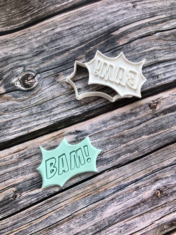 Bam Cookie Cutter and Fondant Stamp