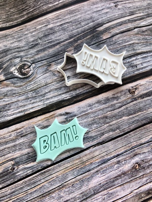 Bam Cookie Cutter and Fondant Stamp