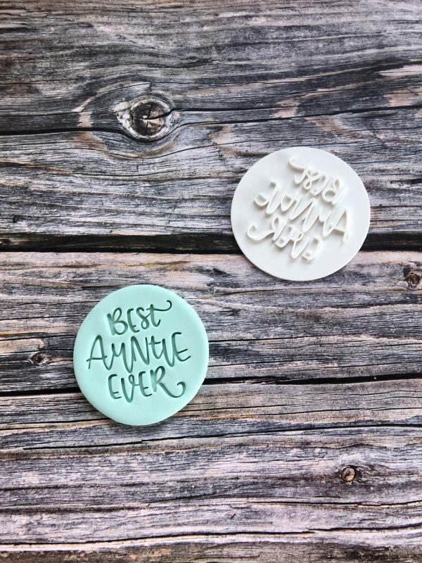 Best Auntie Ever Cookie Stamp