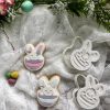 Rabbit Egg 1 Bunny Easter Egg Cookie Cutter and Fondant Stamp Embosser, Easter Egg, Easter Bunny, Rabbit