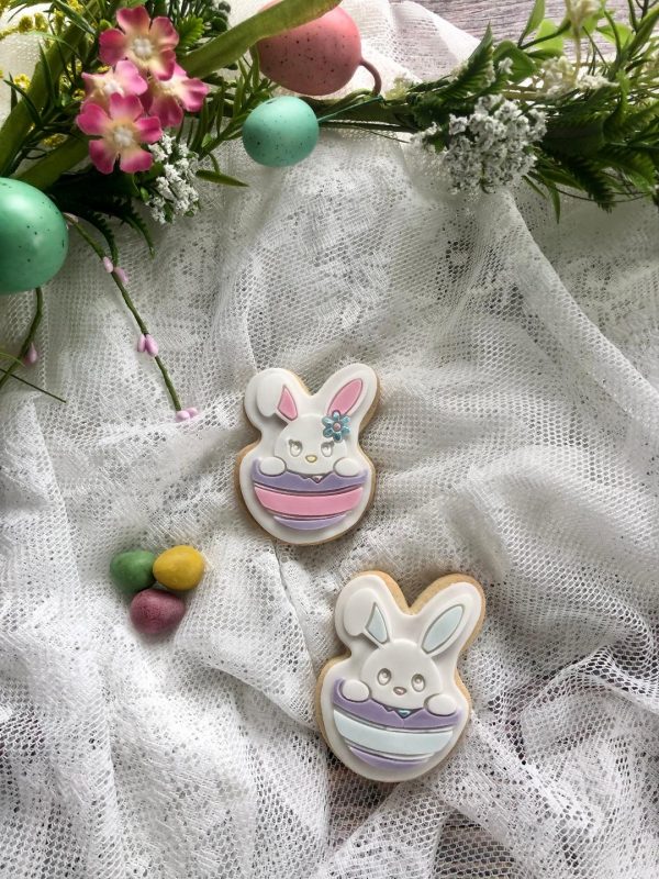 Rabbit Egg Cookie Cutter and Fondant Embosser Rabbit Egg Cookie Cutter and Fondant Embosser