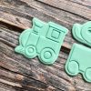 Easter Train Set Cookie Cutters and Fondant Stamp Embossers, Easter, Bunny, Chick, Egg, Train, Carriage