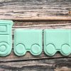 Easter Train Set Cookie Cutters and Fondant Stamp Embossers, Easter, Bunny, Chick, Egg, Train, Carriage