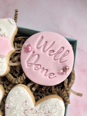 Well Done Cookie Stamp, New Job, Congratulations