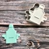 apron Apron Cookie Cutter and Fondant Stamp, Pinafore, Chef, Baker, Baking