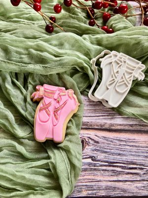 Ballet Shoes Cookie Cutter and Fondant Stamp