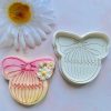 Bauble Cookie Cutter and Fondant Stamp, Bow Bauble, Easter, Easter Decoration