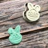 bunny in egg 2 Bunny Easter Egg Cookie Cutter and Fondant Stamp Embosser, Easter Egg, Easter Bunny, Rabbit